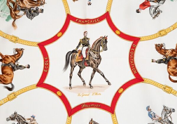 エルメスHERMES カレ90 ECOLE FRANCAISE D'EQUITATION フランス国立