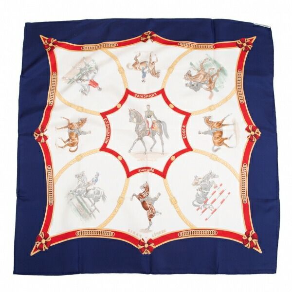 エルメスHERMES カレ90 ECOLE FRANCAISE D'EQUITATION フランス国立