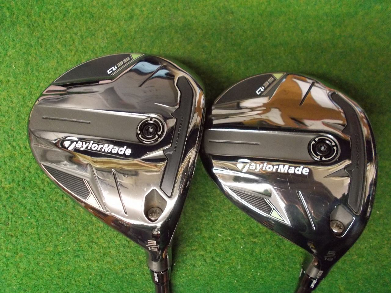  2659 Qi35 3W+5W Diamana SILVER TM55 S カバー無 セット テーラーメイド フェアウェイウッド ゴルフクラブ .2660 フェアウェイウッド