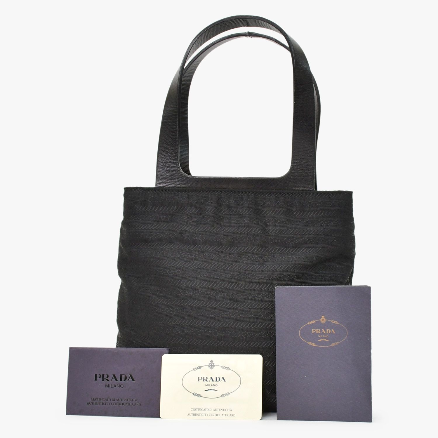 専用出品　PRADA プラダ オールレザー ハンドバッグ トートバッグ バッグ 極美品 PRADA プラダ ハンドバッグ トートバッグ 裏地デザイン