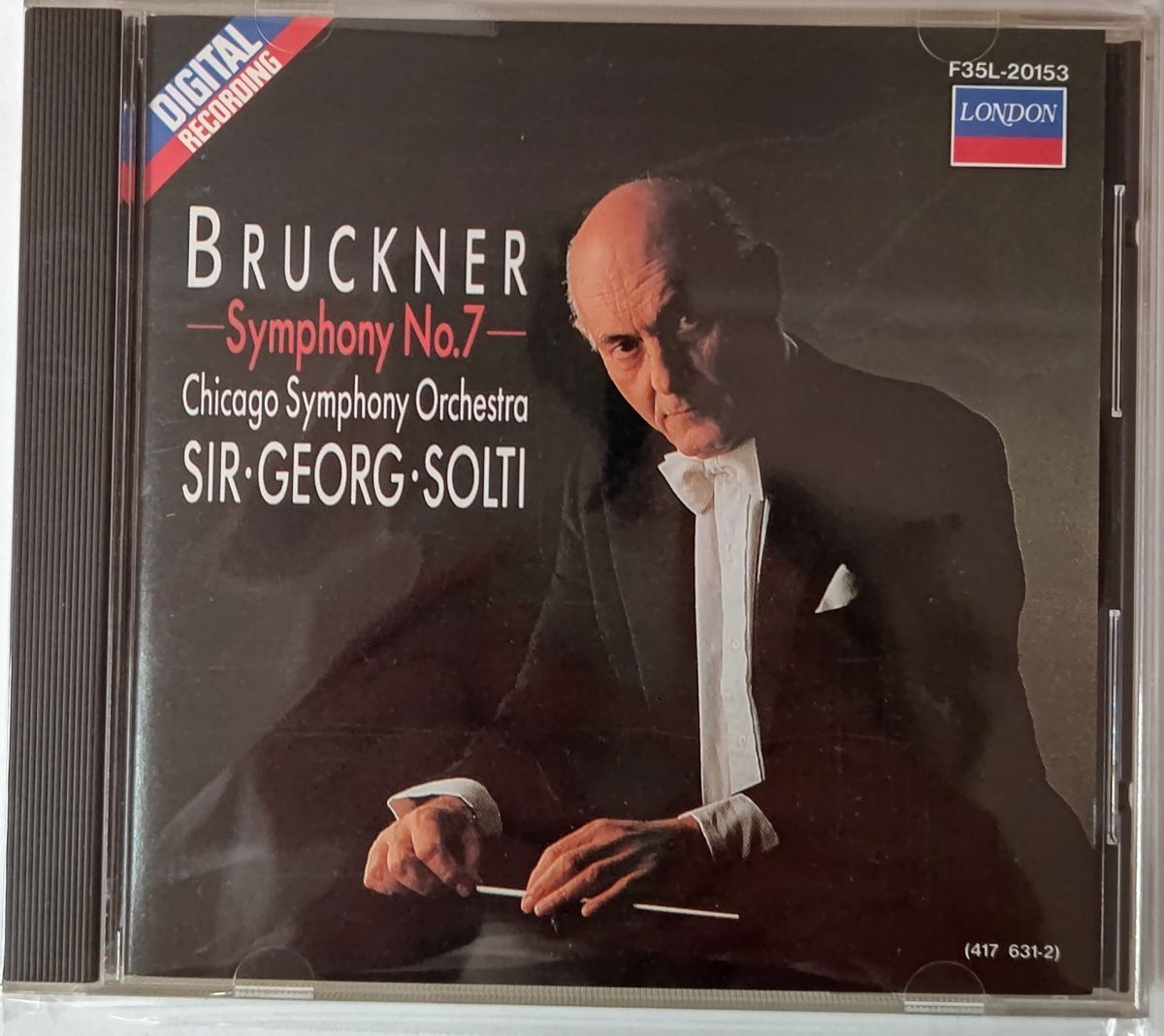 CD ショルティ,シカゴ交響楽団 ブルックナー、交響曲第7番 F35L20153