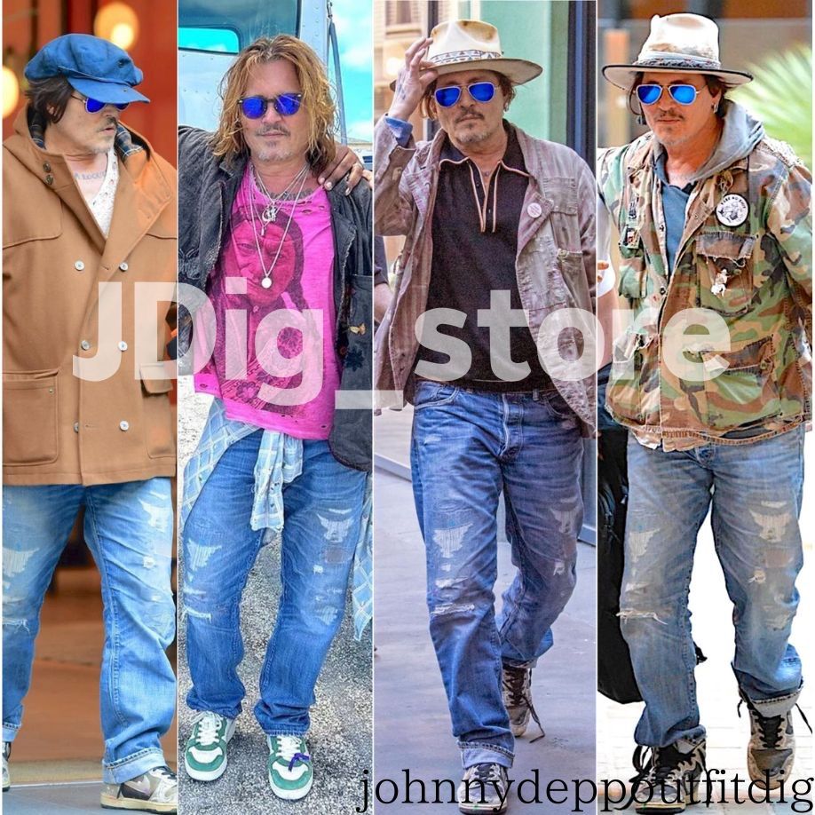 レア ジョニーデップ 来日着用 RRL ラルフローレン ダメージリペア