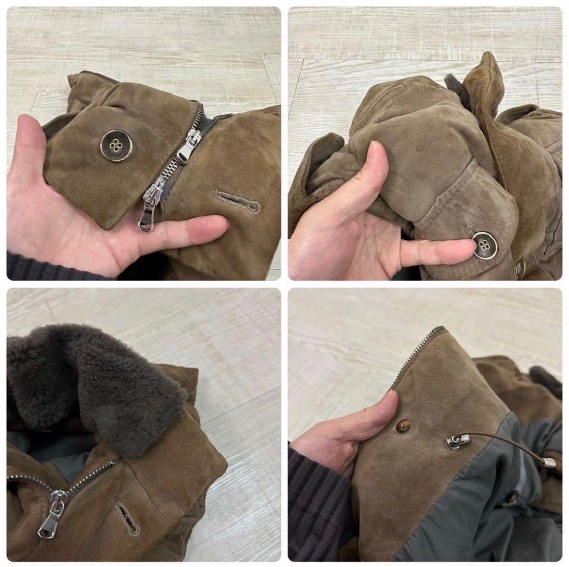 EMMETI エンメティ ゴート スキン スウェード ムートン ファー ダウン EMMETI エンメティ ゴート スキン スウェード ムートン ファー ダウン