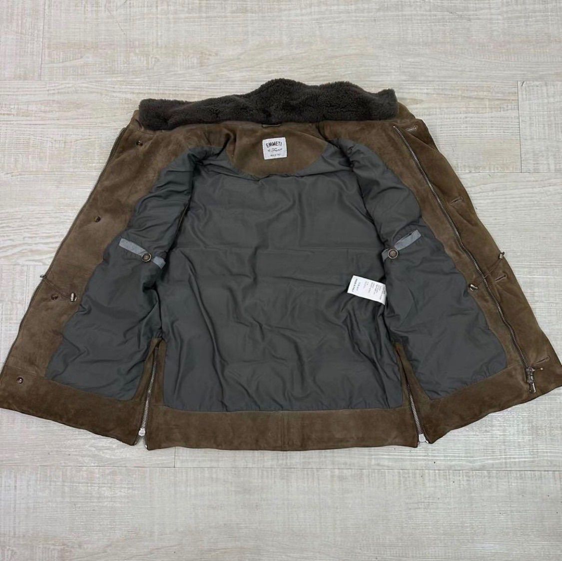 EMMETI エンメティ ゴート スキン スウェード ムートン ファー ダウン EMMETI エンメティ ゴート スキン スウェード ムートン ファー ダウン