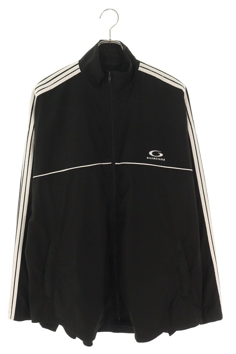 バレンシアガ 831361 TRO 31 ロゴ刺繍トラックジャケットブルゾン メンズ 44