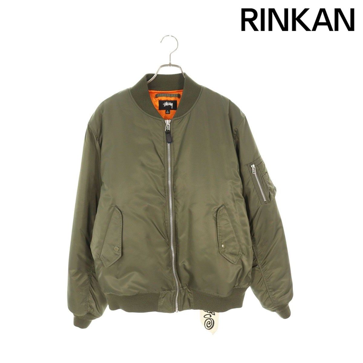 ステューシー 40周年記念 MA-1フライトジャケットブルゾン メンズ L