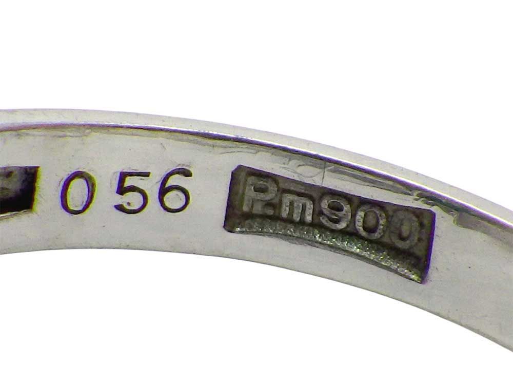 翡翠 ダイヤモンドリング Pm900 7.37g 12.5号 ソーティング付き - メルカリ
