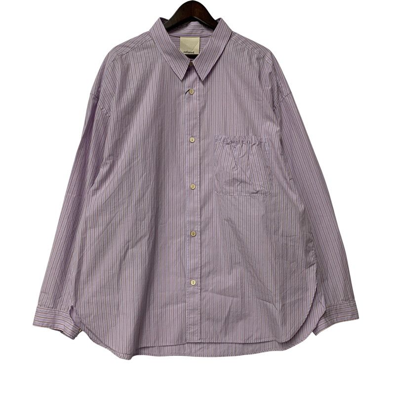 トップス refomed 中古美品】 REFOMED リフォメッド WRIST PATCH WIDE SHIRT RESH-021