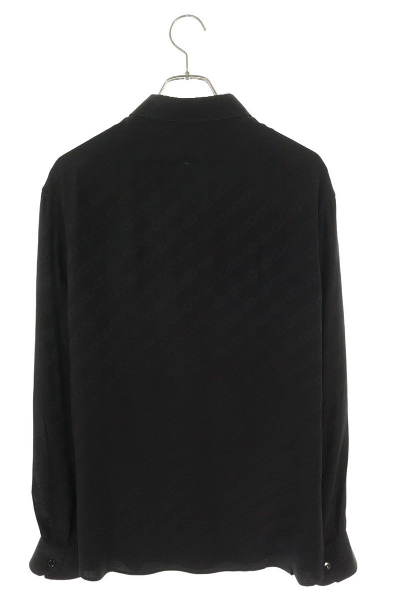 セリーヌ サイズ:43  2C028876H トリオンフ総柄シルク長袖シャツ 中古 SB01 セリーヌ 2C028876H トリオンフ総柄シルク長袖シャツ メンズ 43 - メルカリ