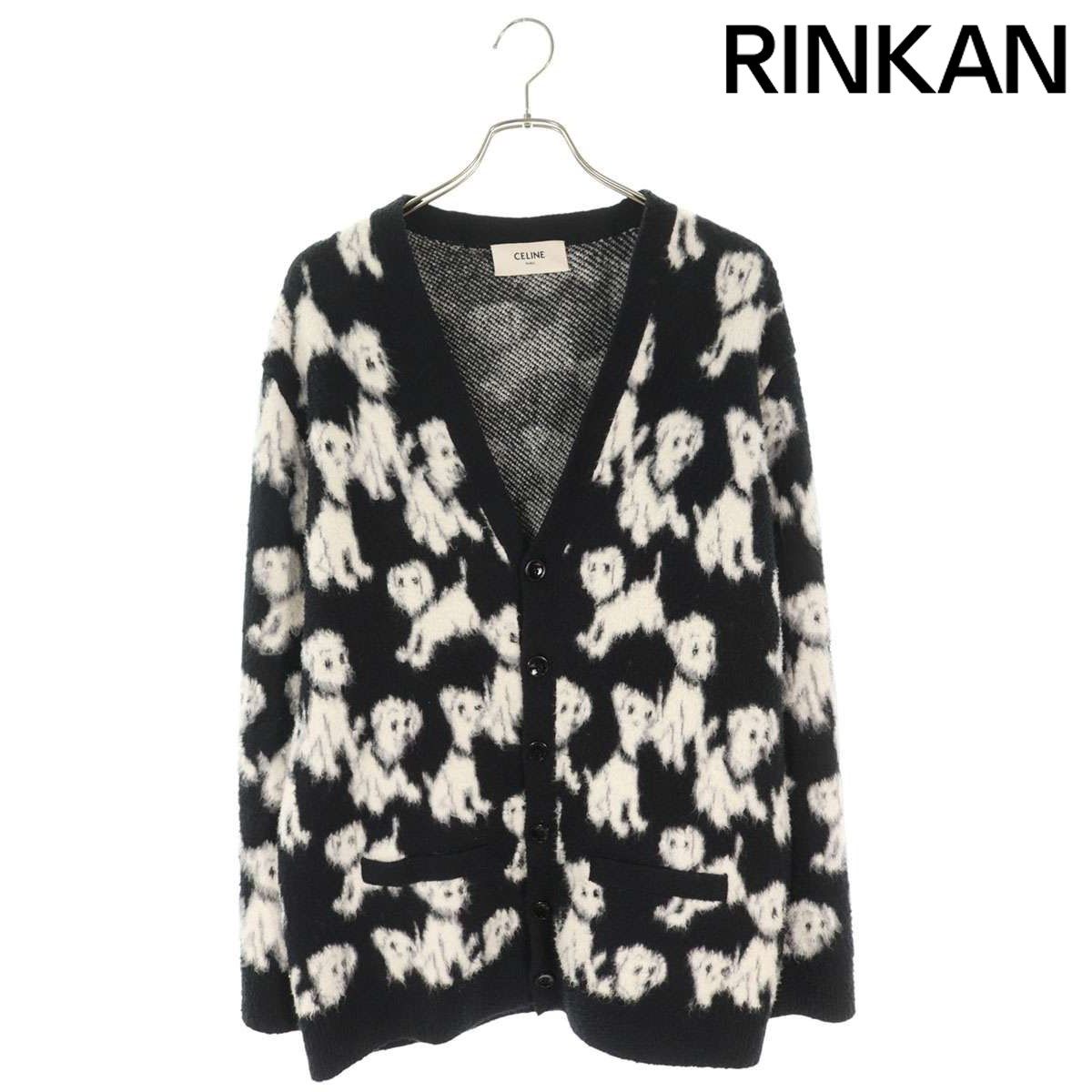 セリーヌ AMY DORIAN ジャガード総柄カーディガン メンズ M