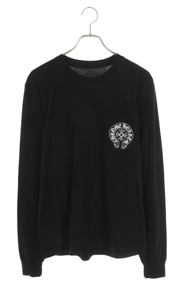 クロムハーツ CH L|S LTD ラスベガス 袖フローラルクロスプリント長袖カットソー メンズ M