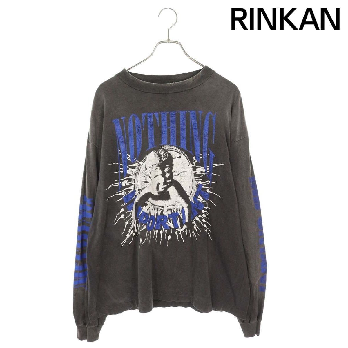 セントマイケル SM-YS 1-0000-C 35 NOTHING IMP ヴィンテージ加工長袖カットソー メンズ XL