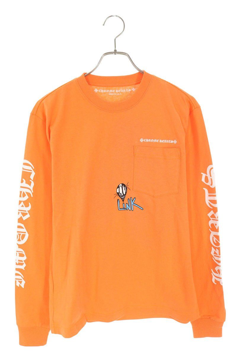 クロムハーツ PPO LINK BUILD LS MATTY BOYバックプリント長袖カットソー メンズ S