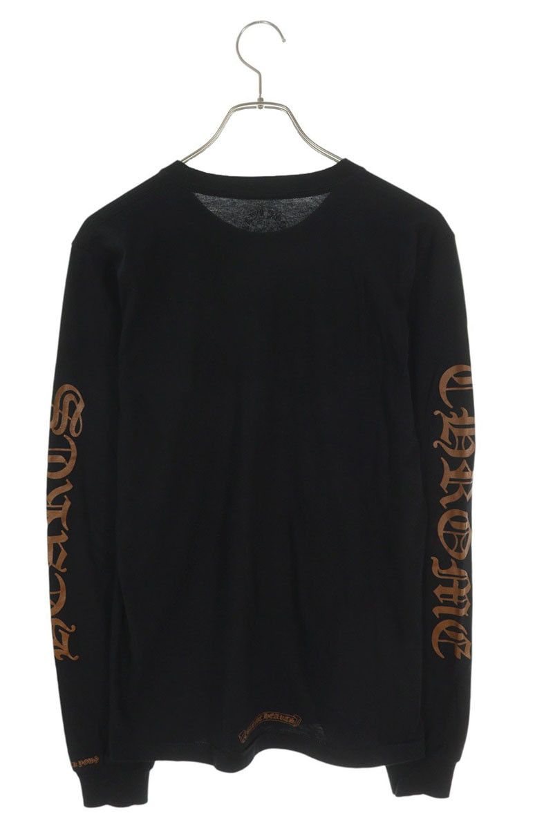 クロムハーツ CH L S 1 ネックロゴ長袖カットソー メンズ