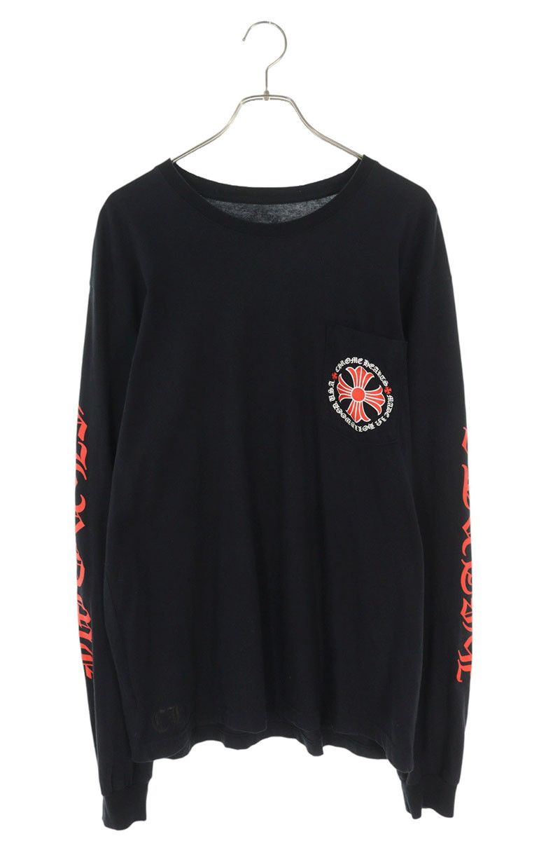 クロムハーツ CH L|S |1 CHプラスバックプリント長袖カットソー メンズ XL