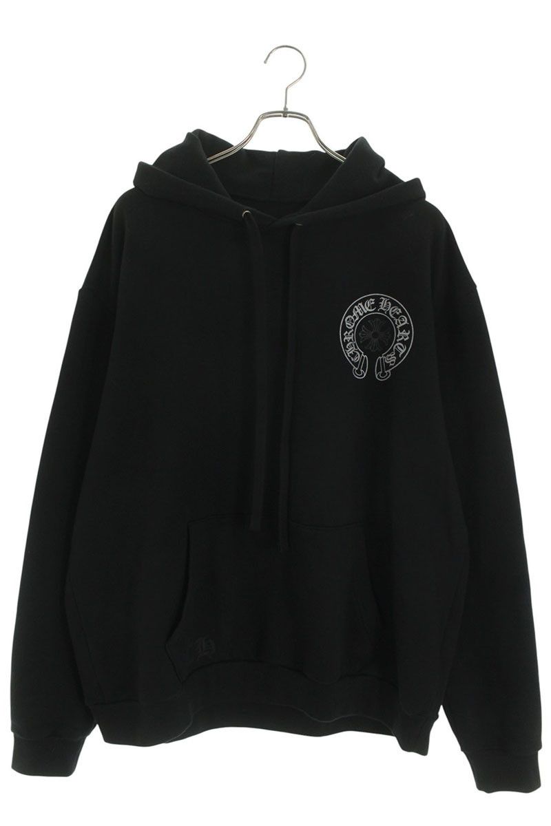 クロムハーツ ラスベガス限定　バックホースシュー　長袖　黒 クロムハーツ ラスベガス限定 バックホースシュー 長袖 黒 クロム