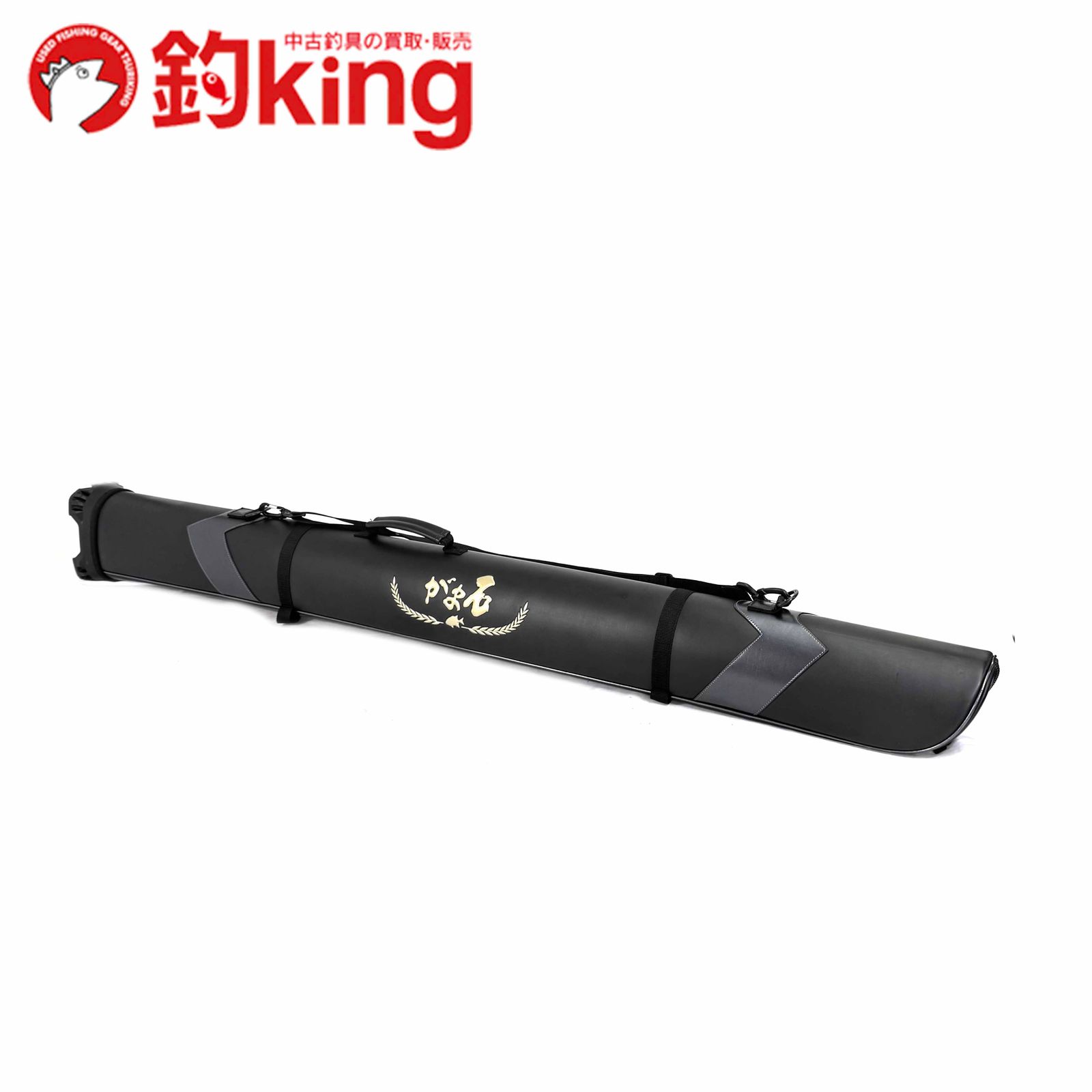 がまかつ ワイドストレート ロッドケース GC 275 ブラック A 077 Y バッグ タックルボックス バッカン スカリ ロッド リール ルアー