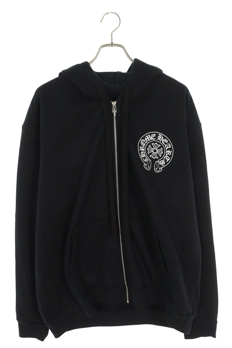 クロムハーツ SWTSHRT HD ZIP LTD ラスベガス限定バックホースシュー