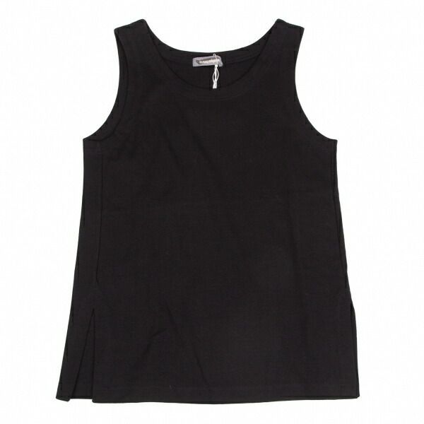 イッセイミヤケISSEY MIYAKEコットンベーシックタンクトップ 黒M 最高