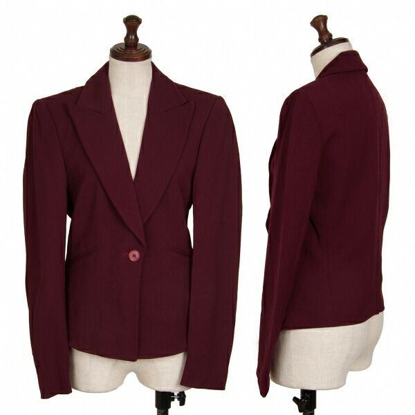 エンポリオアルマーニEMPORIO ARMANI ウール1Bピークドラペル