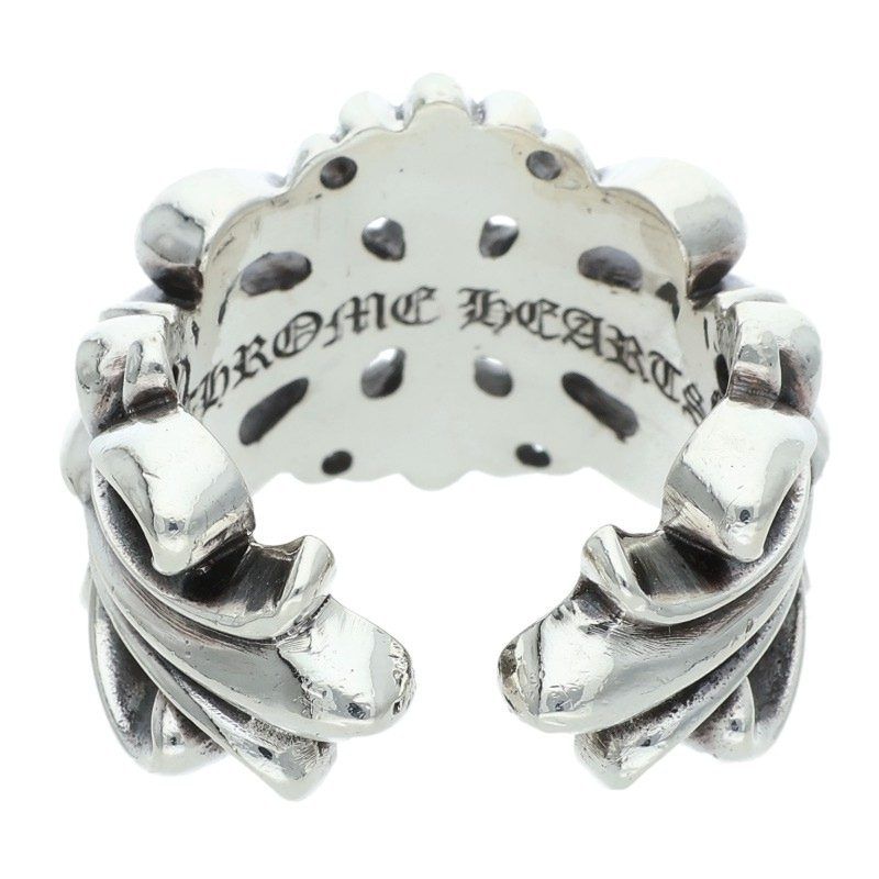 クロムハーツ DBL FLRL CRS/ダブルフローラルクロス シルバーリング