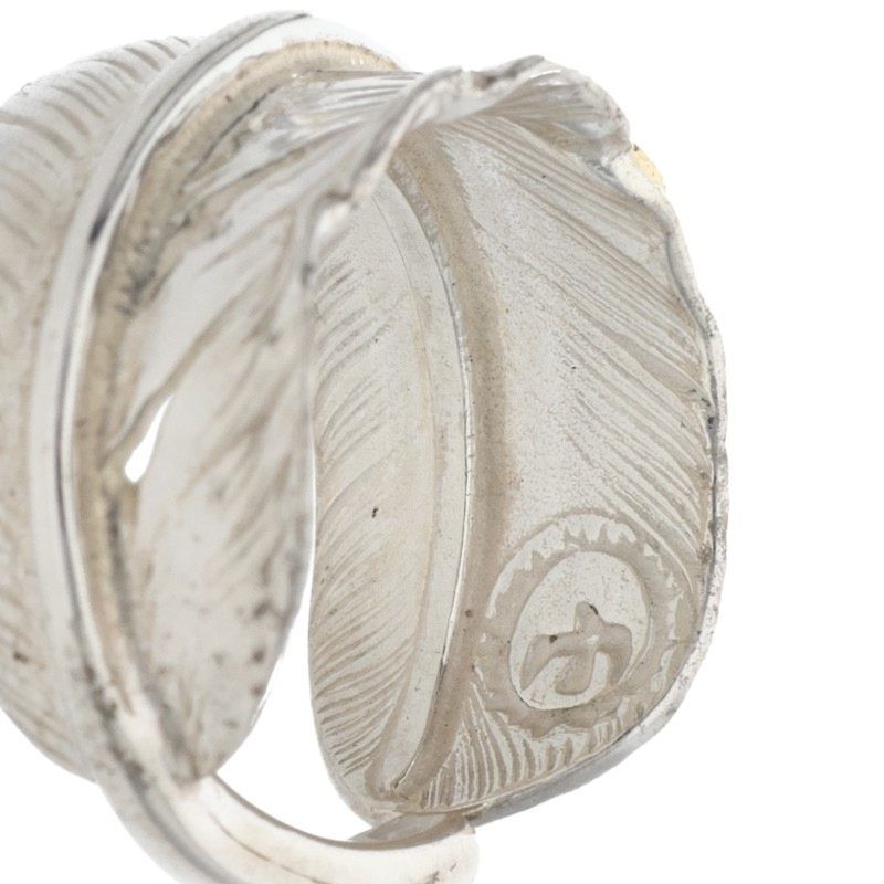 ゴローズ メタル付き特大フェザー リング メンズ 21号 - メルカリ