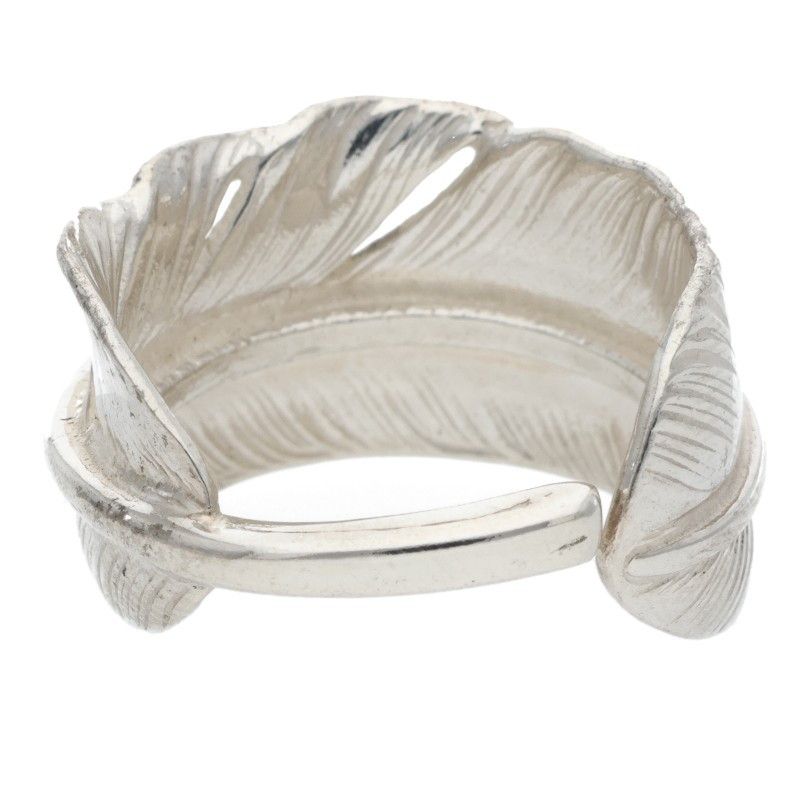 ゴローズ　プレーン特大フェザー　メタル付きフェザーリングセット ゴローズ goro's メタル付き特大フェザー リング の買取価格実績