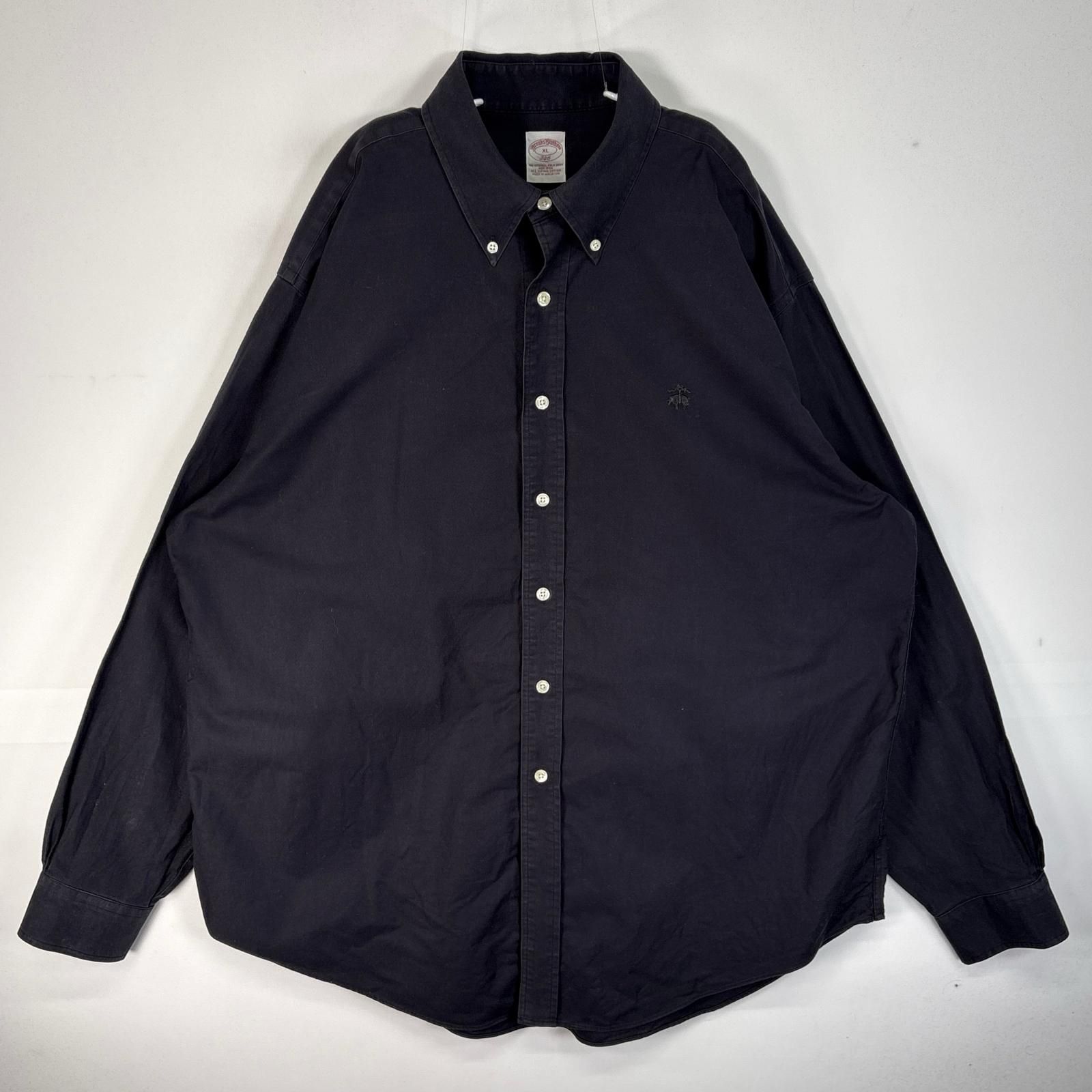 古着 ブルックスブラザーズ Brooks Brothers 長袖シャツ ロゴ 刺繍 346