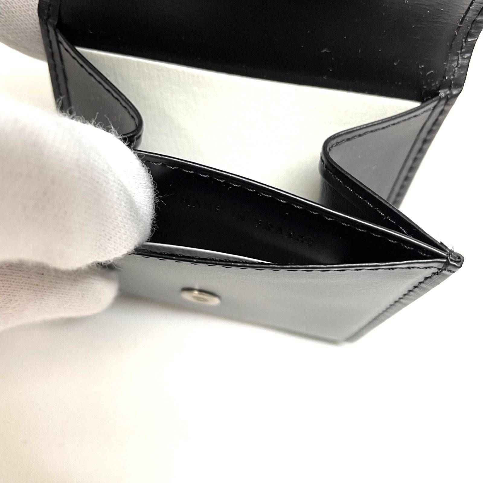 美品】 Cartier カルティエ コインケース パンテール ブラック レザー