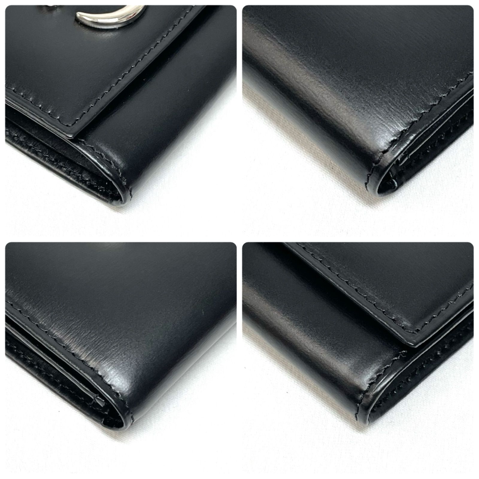 美品】 Cartier カルティエ コインケース パンテール ブラック レザー