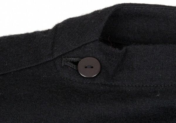 イッセイミヤケISSEY MIYAKE フロントドレープデザインカットソー 黒9