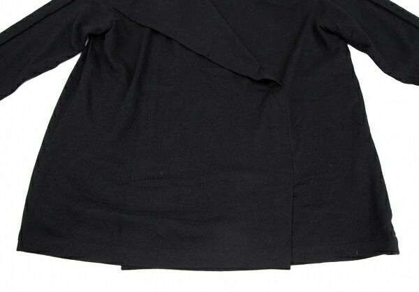 イッセイミヤケISSEY MIYAKE フロントドレープデザインカットソー 黒9
