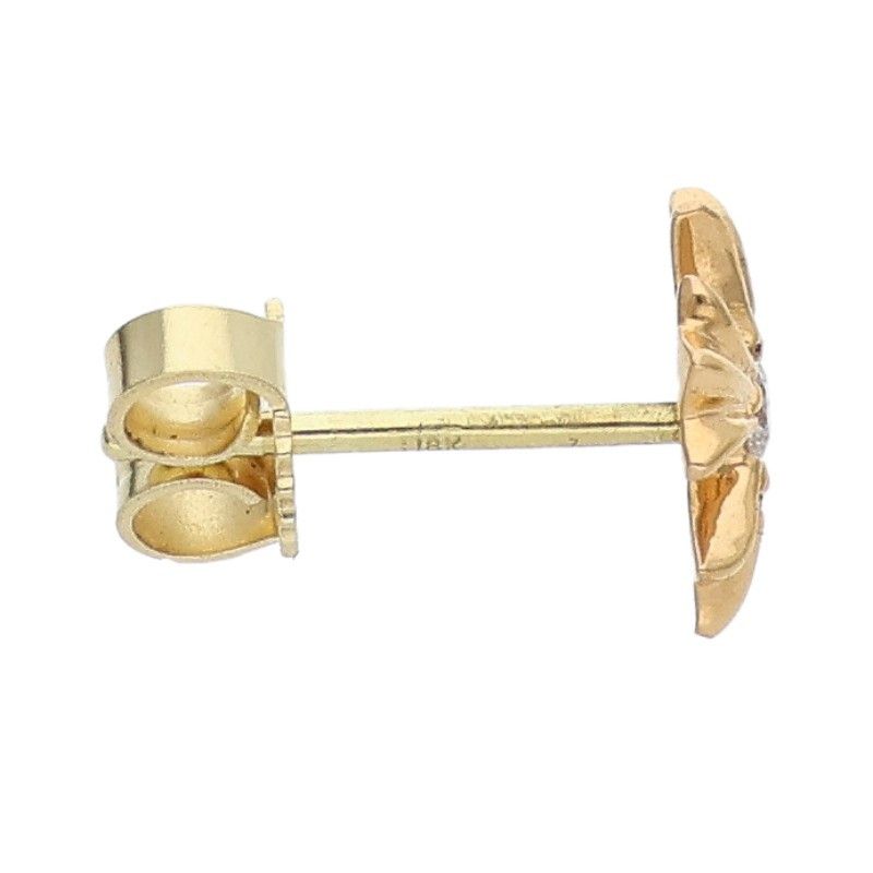 クロムハーツ 22K No2 CH PLS DIA/22KCHプラススタッド 1ダイヤ