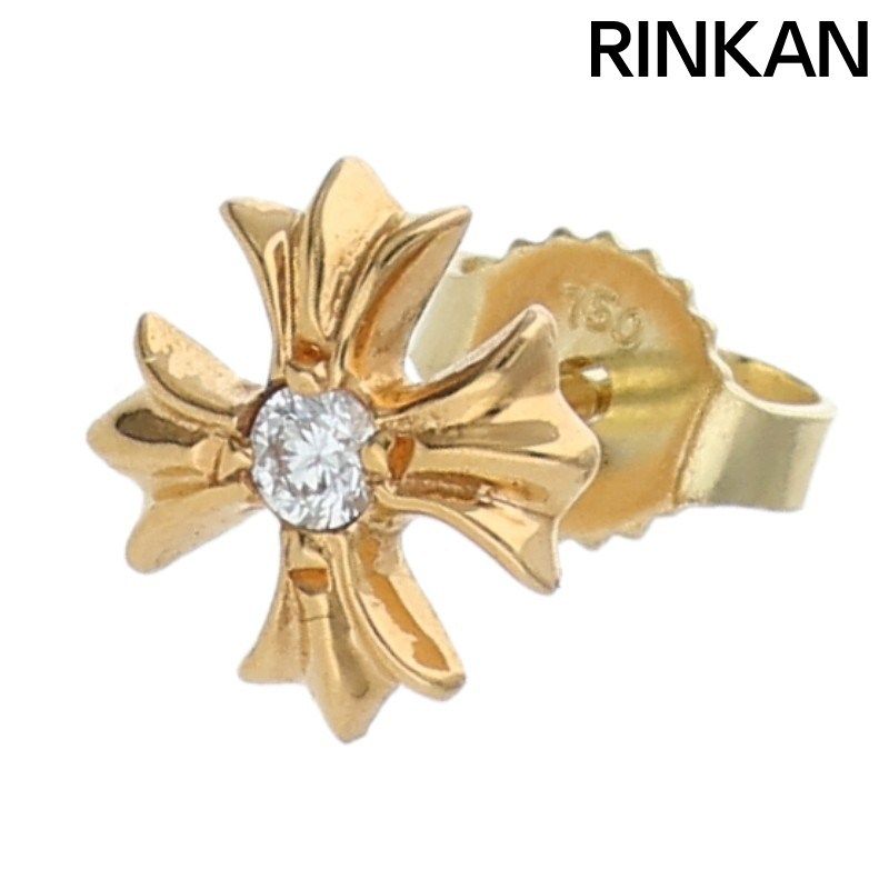 クロムハーツ 22K No2 CH PLS DIA/22KCHプラススタッド 1ダイヤ