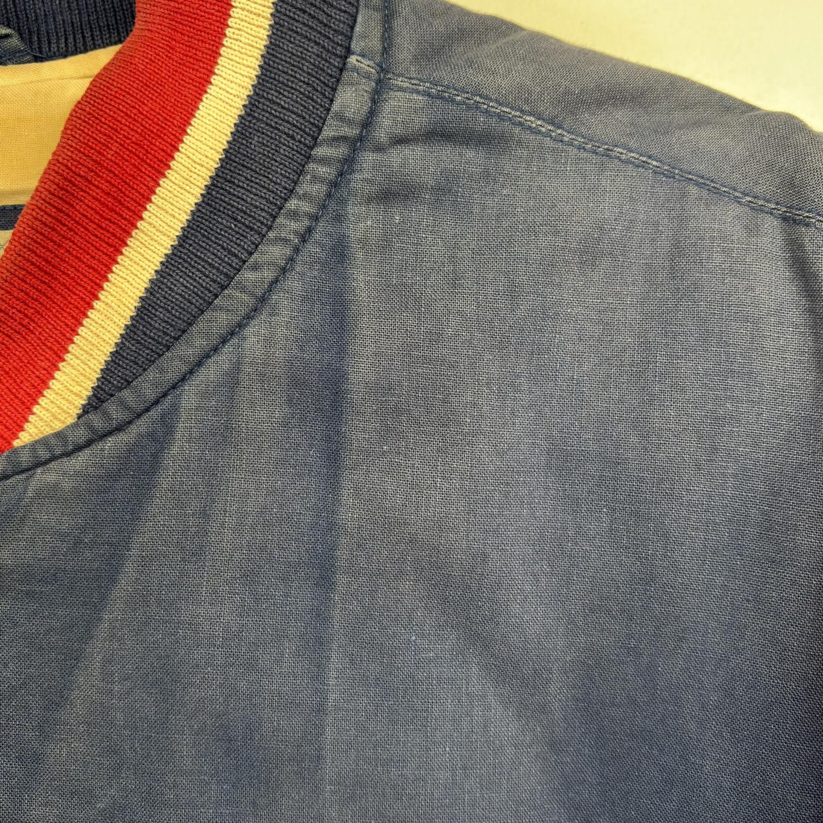 古着 MIRAGE スタジャン 大きいサイズ NFL ビックワッペンロゴデザイン