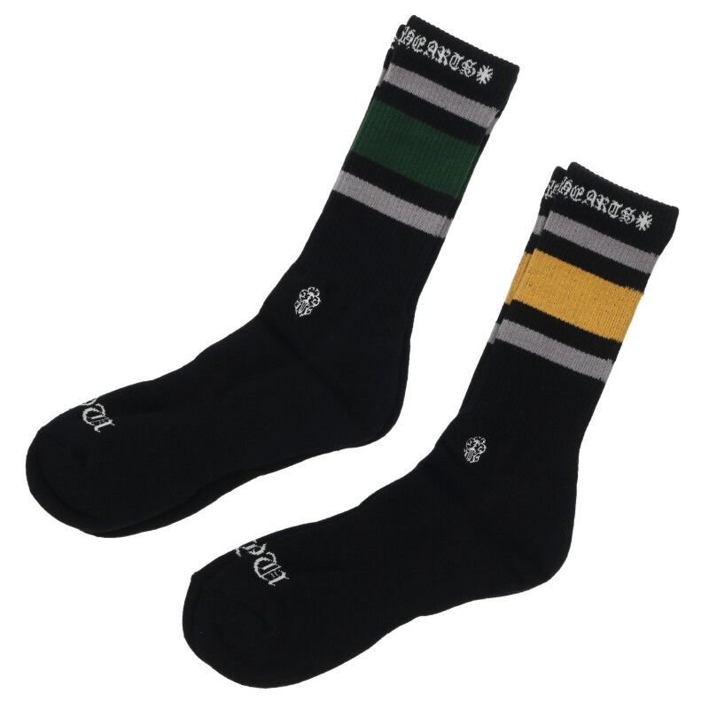 クロムハーツ SOCKS OLD ENGLISH 2 PK オールドイングリッシュソックス メンズ L