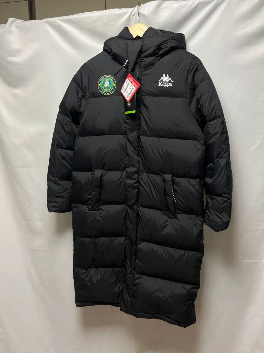 M Kappa カッパ 安山グリーンーズ ダックダウン ブラック ロング丈 ダウンジャケット