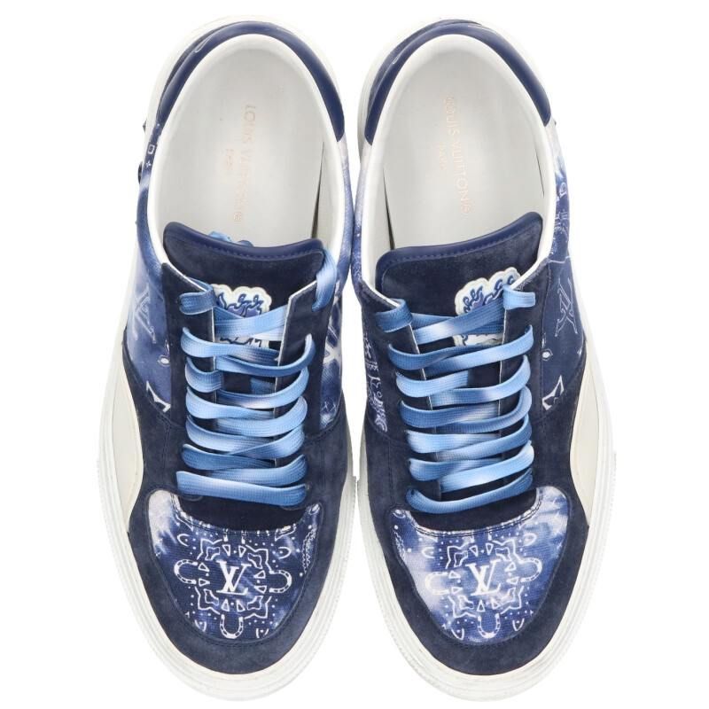 ルイヴィトン LVオリ・ライン バンダナローカットスニーカー メンズ