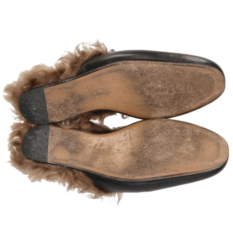  グッチ プリンスタウン ホースビットファーシューズ メンズ 6 5 その他 靴