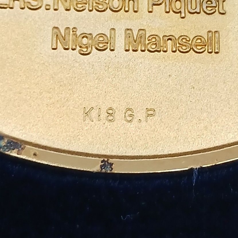 HONDA ホンダ F1 記念メダル ワールドチャンピオン 1986年 K18 GP