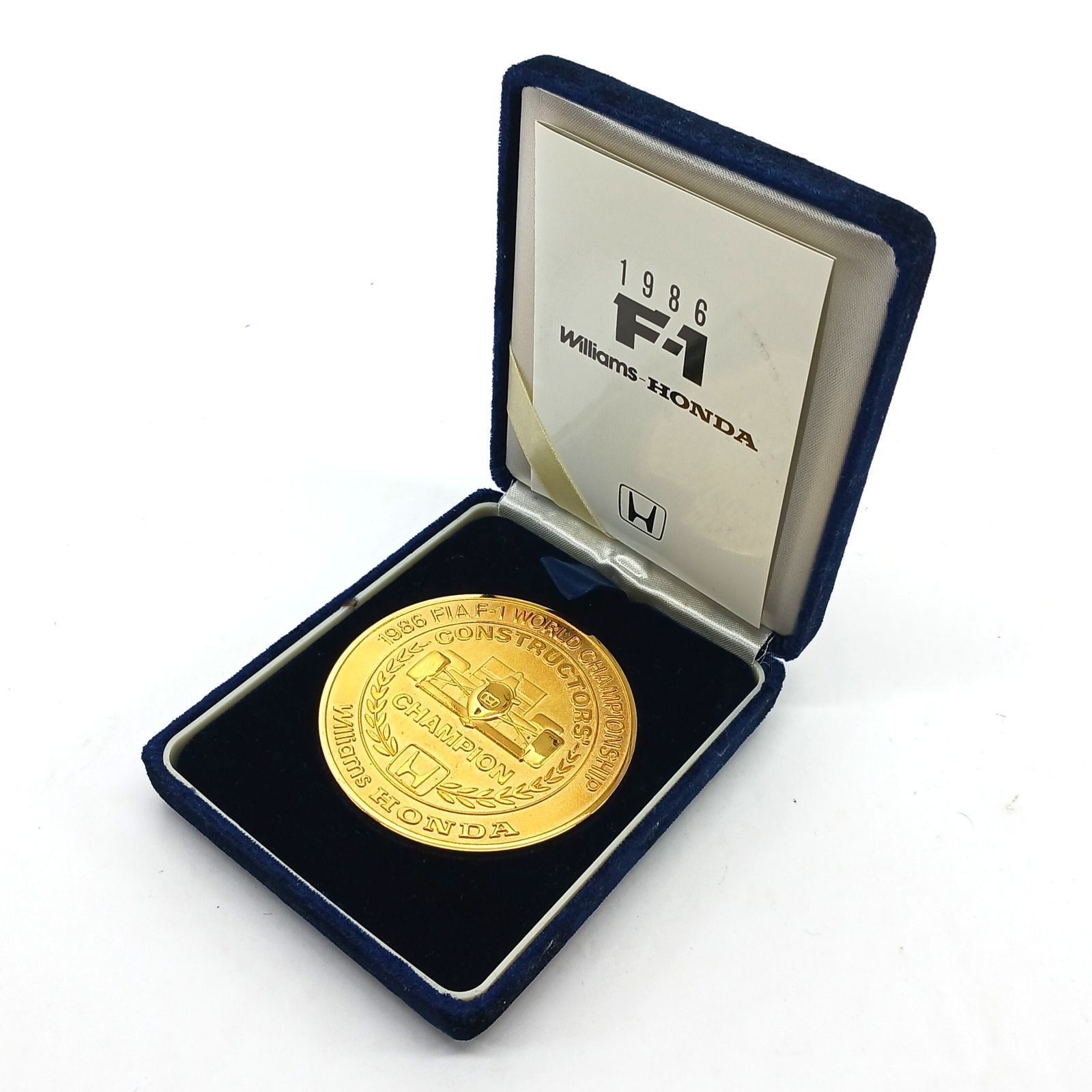 ホンダF1 記念メダル　ワールドチャンピオン HONDA ホンダ F1 記念メダル ワールドチャンピオン 1986年 K18 GP