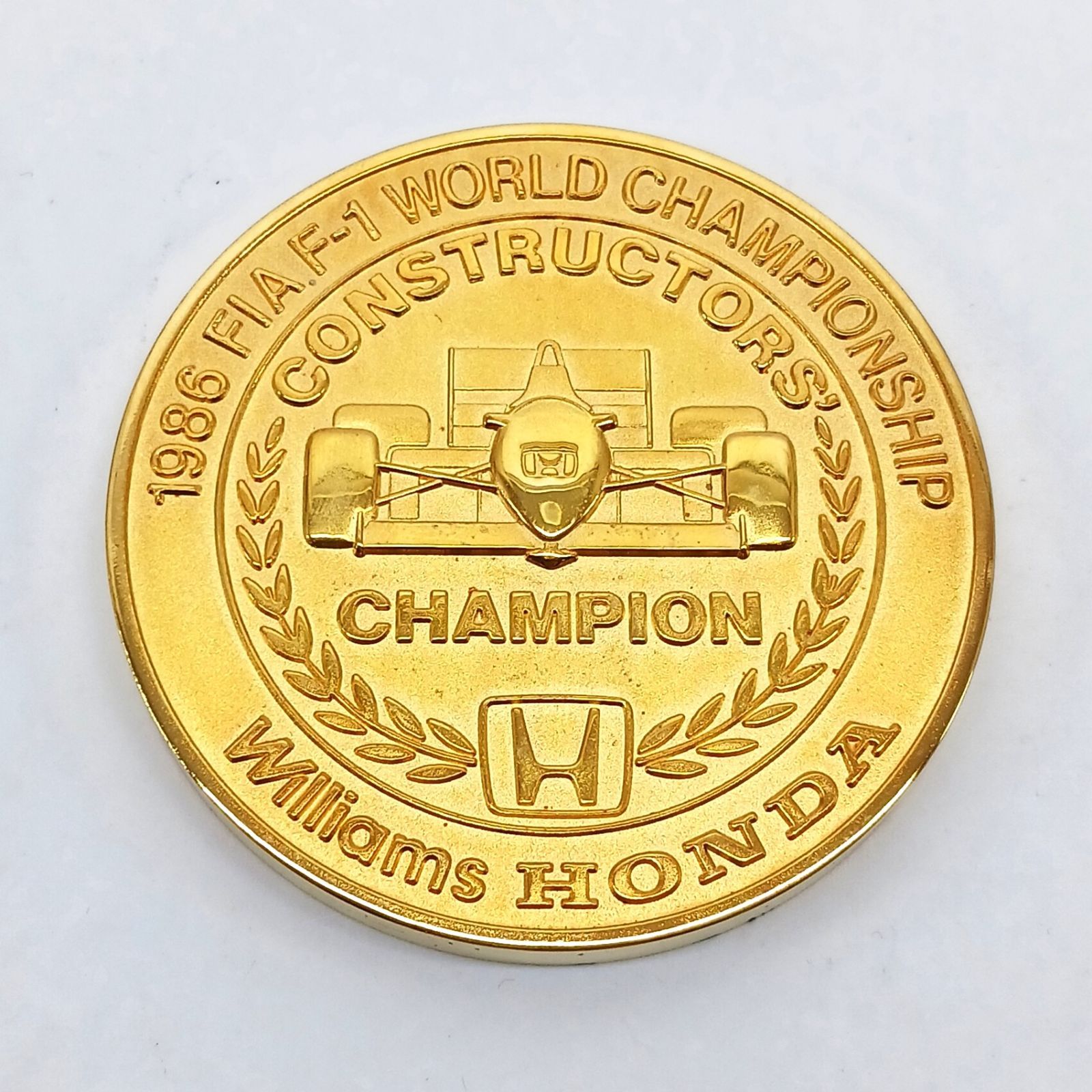 HONDA ホンダ F1 記念メダル ワールドチャンピオン 1986年 K18 GP