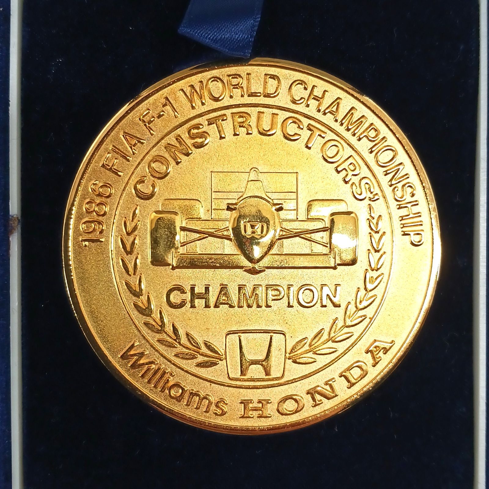 ホンダF1 記念メダル　ワールドチャンピオン HONDA ホンダ F1 記念メダル ワールドチャンピオン 1986年 K18 GP