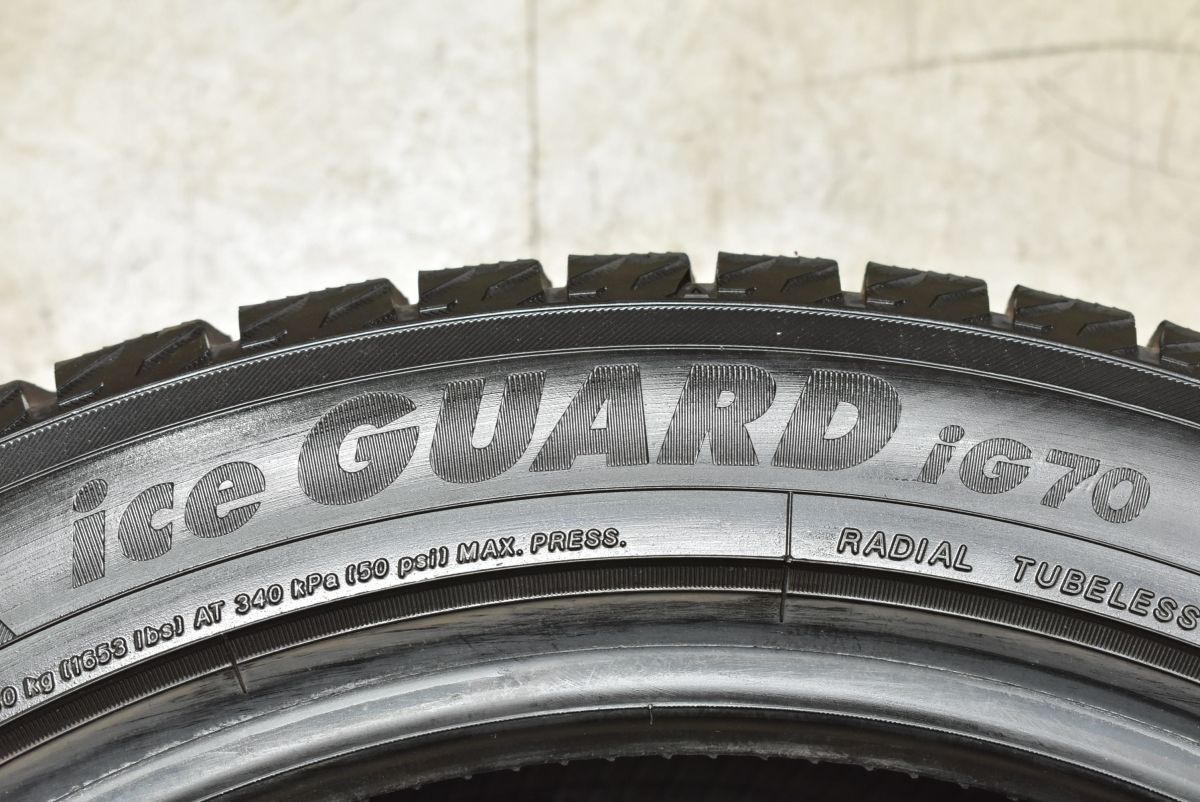  バリ溝 ヨコハマ アイスガード iG 70 235 45 R 18 4本セット ES IS カムリ アコード スカイライン スタッドレス 交換用 18インチ スタッドレス