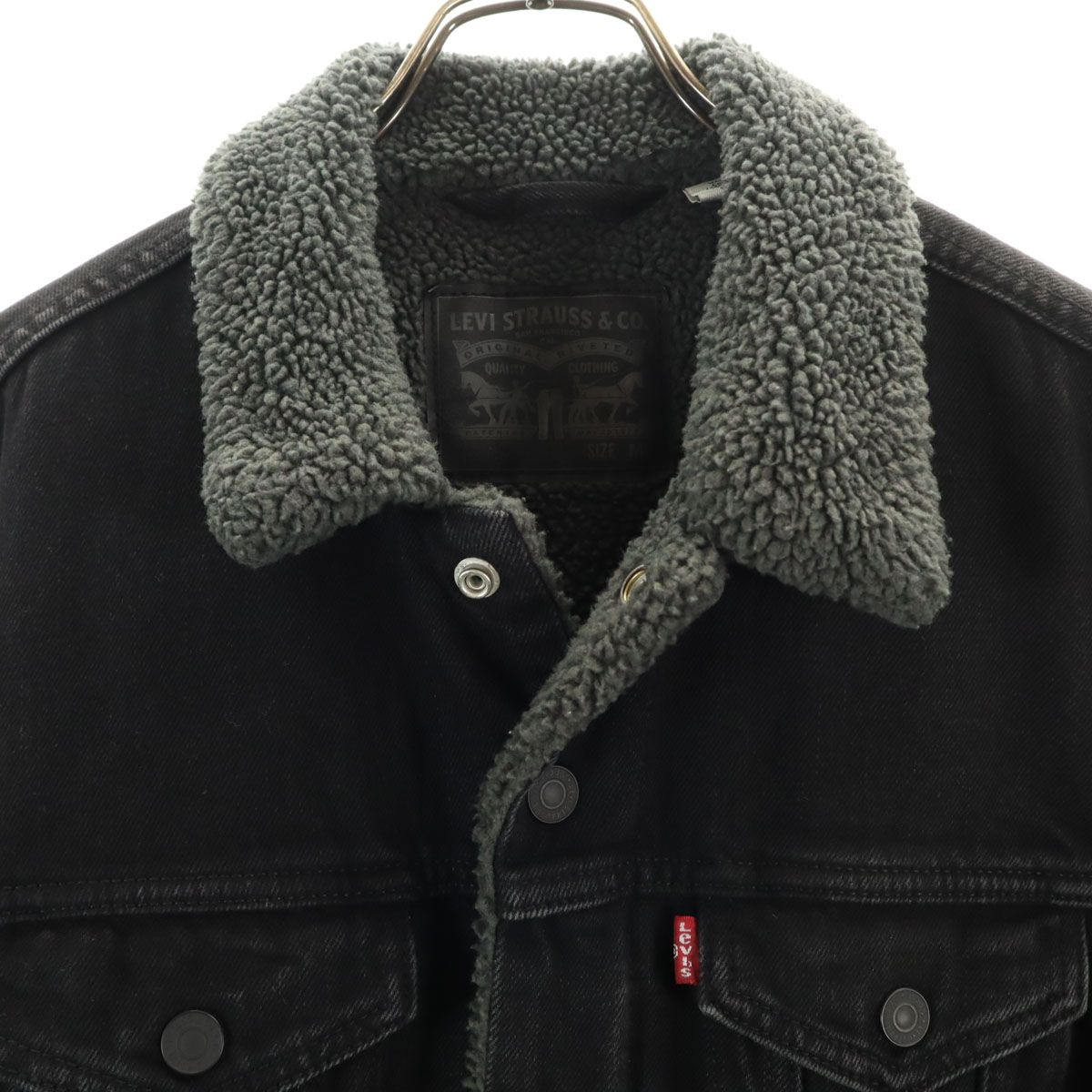 Levi's リーバイス デニムジャケット M ブラック ジージャン 裏ボア