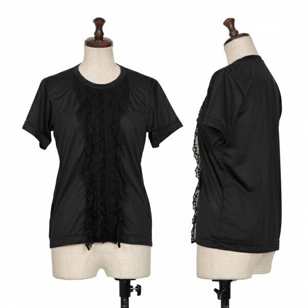 コムコム コムデギャルソンCCOMME des GARCONS フロントフリル装飾T