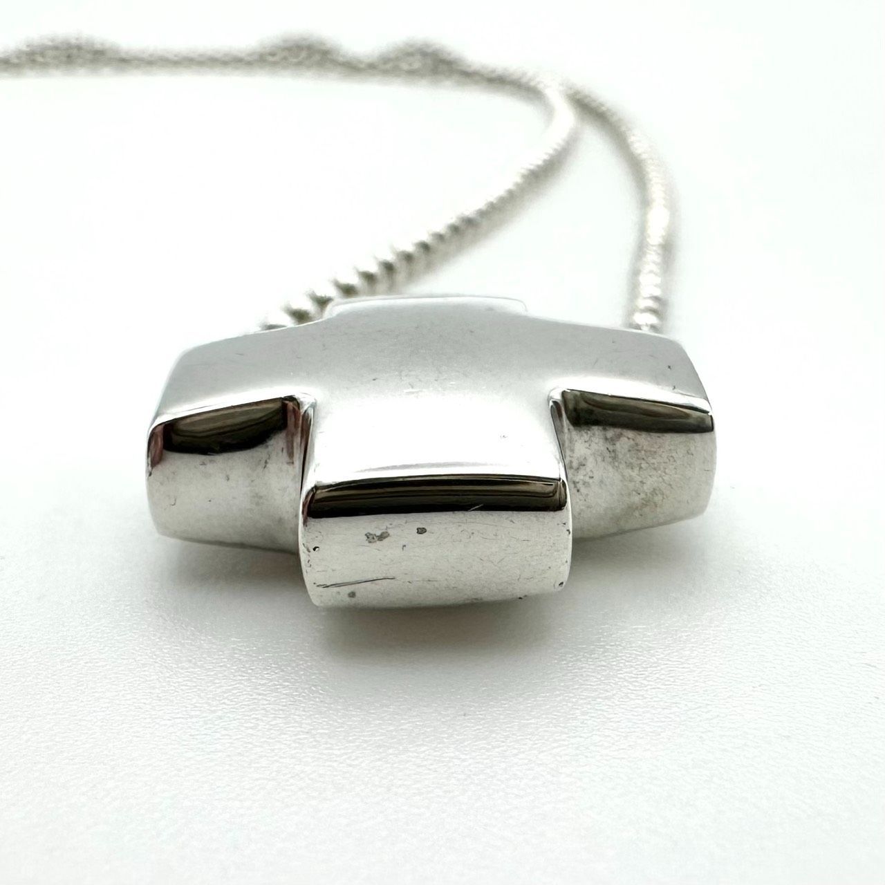 返品OK】 TIFFANY＆Co. ティファニー ローマン クロス ネックレス