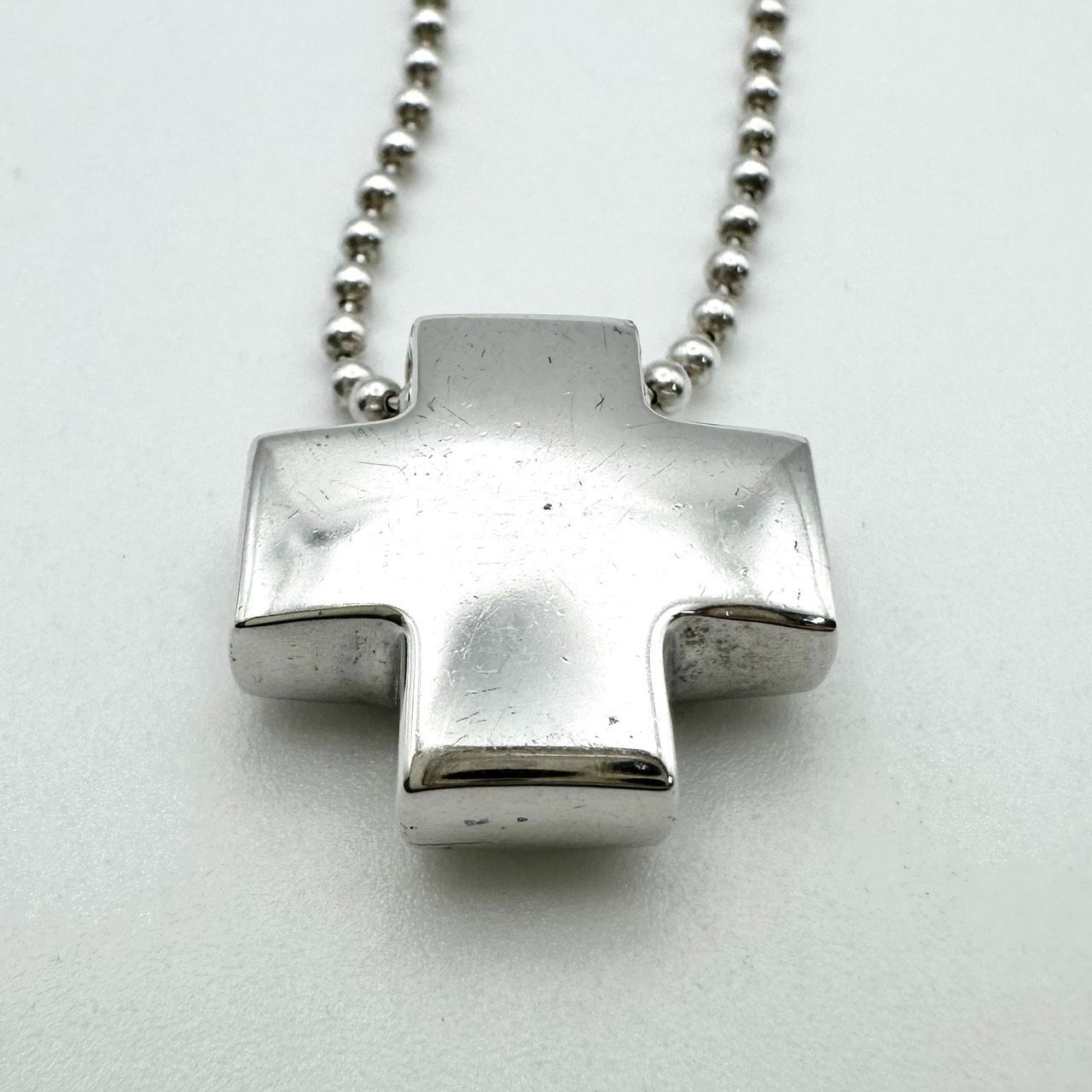 返品OK】 TIFFANY＆Co. ティファニー ローマン クロス ネックレス