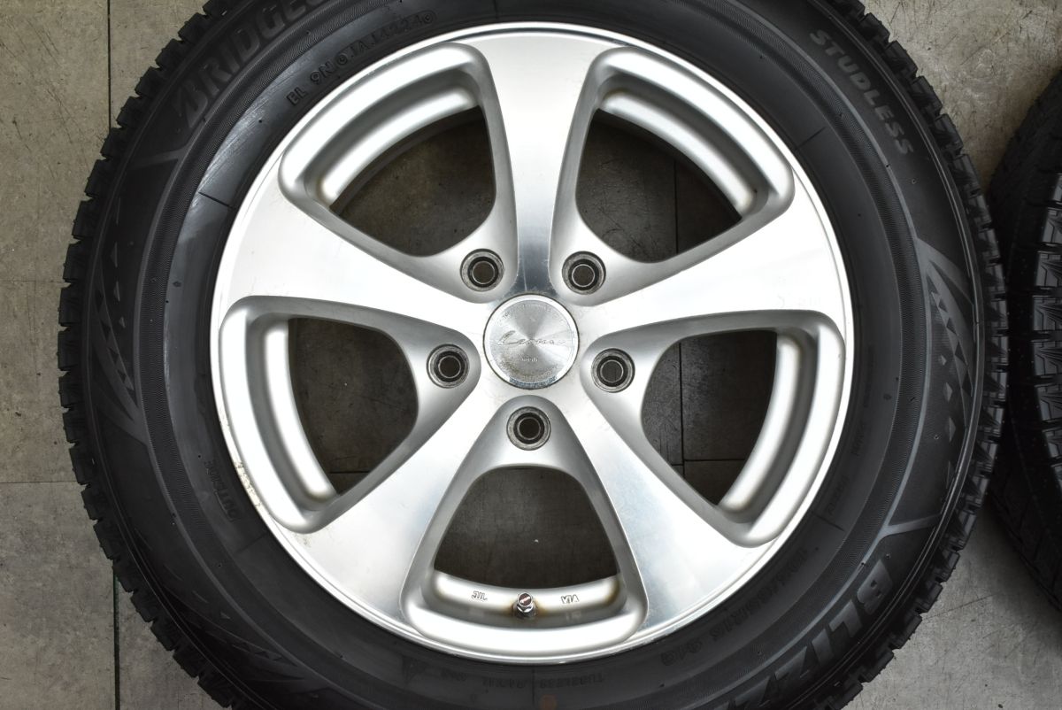 バリ溝 レオニス 15 in 6 5 J 52 PCD 114 3 ブリザックVRX 195 65 R ノア ヴォクシー エスクァイア セレナ ステップワゴン アクセラ