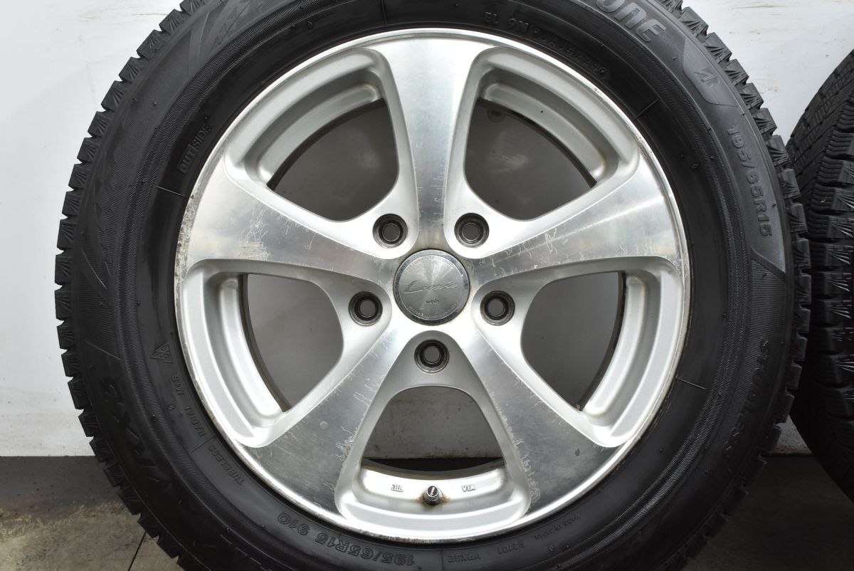  バリ溝 レオニス 15 in 6 5 J 52 PCD 114 3 ブリザックVRX 195 65 R ノア ヴォクシー エスクァイア セレナ ステップワゴン アクセラ 15インチ タイヤ ホイールセット